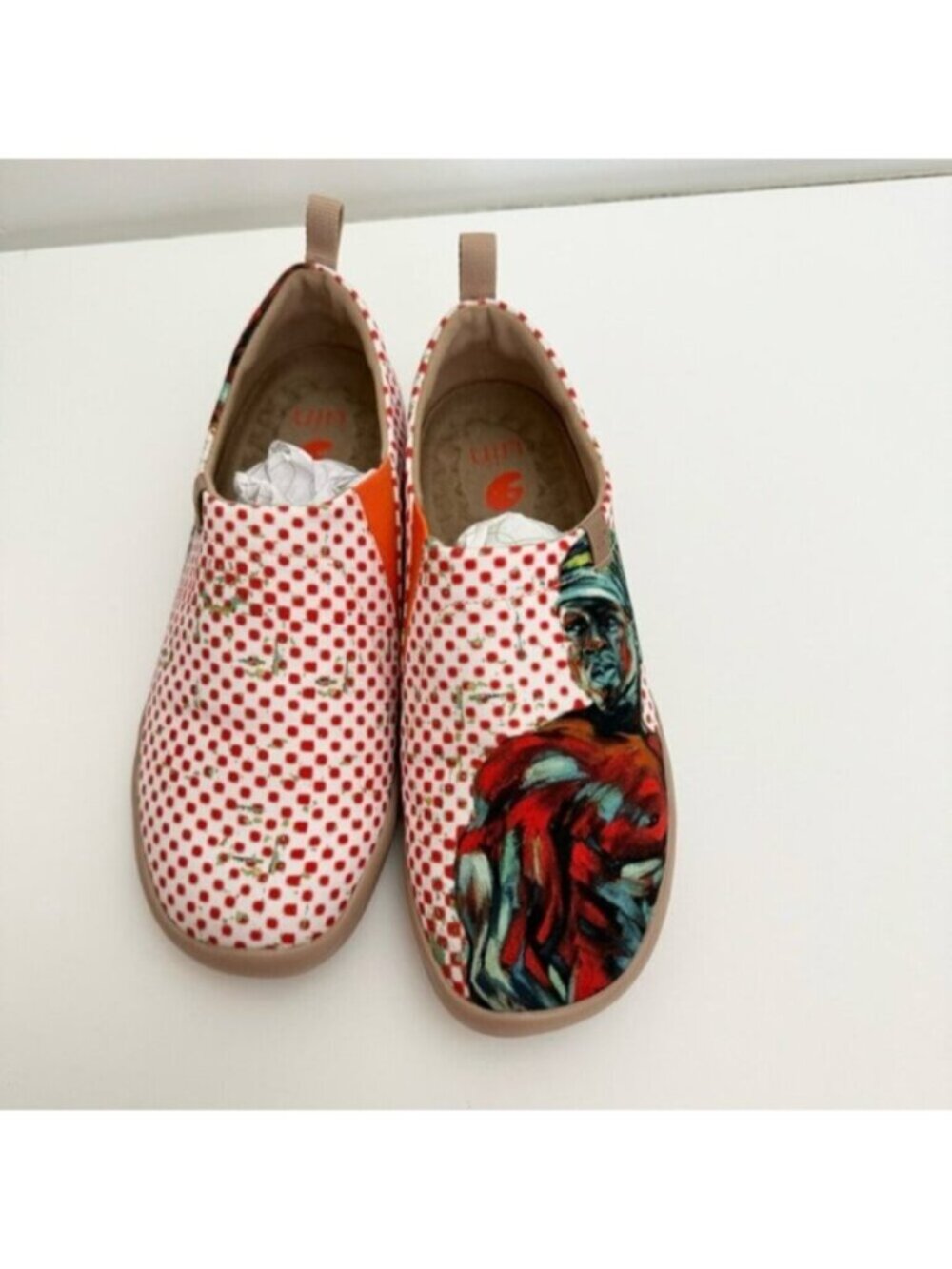 UIN Size 6.5 Womens Slip On Canvas Flats Comfortable Loafers Hero